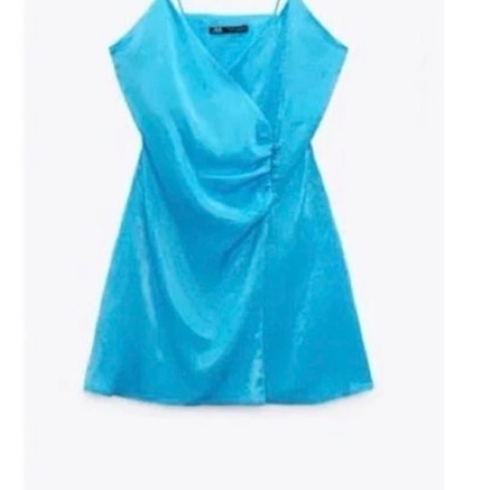 Zara Blue Mini Dress